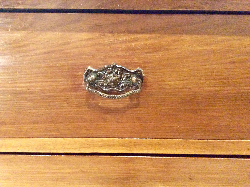 Thumbnail: Restored Antique Blackwood Kitchen Cabinet with Two Drawers. Circa 1920.