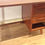 Thumbnail: Restored 1960s Teak Drawer Desk with Sliding Shelf.