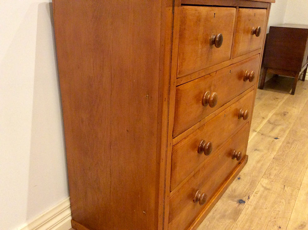 Thumbnail: A8044 – Restored Edwardian Kauri Pine Five Drawer Chest.