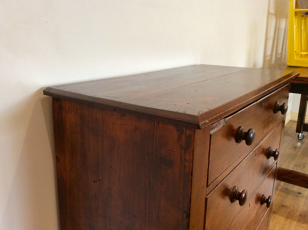 Thumbnail: A9000 – Restored Antique Red Pine and Cedar Four Drawer Chest