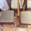 Thumbnail: Four Matching Mid Century Avalon Blackwood Dining Chairs.