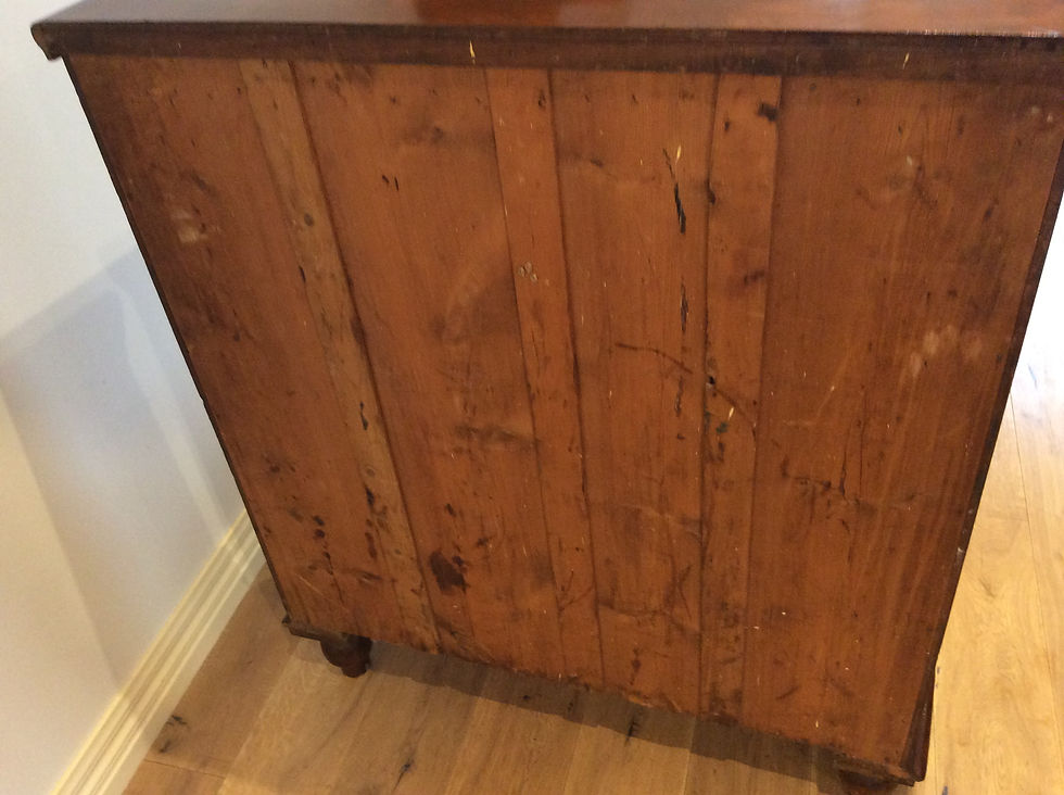Thumbnail: Restored Victorian Cedar Five Drawer Chest. Circa 1900.