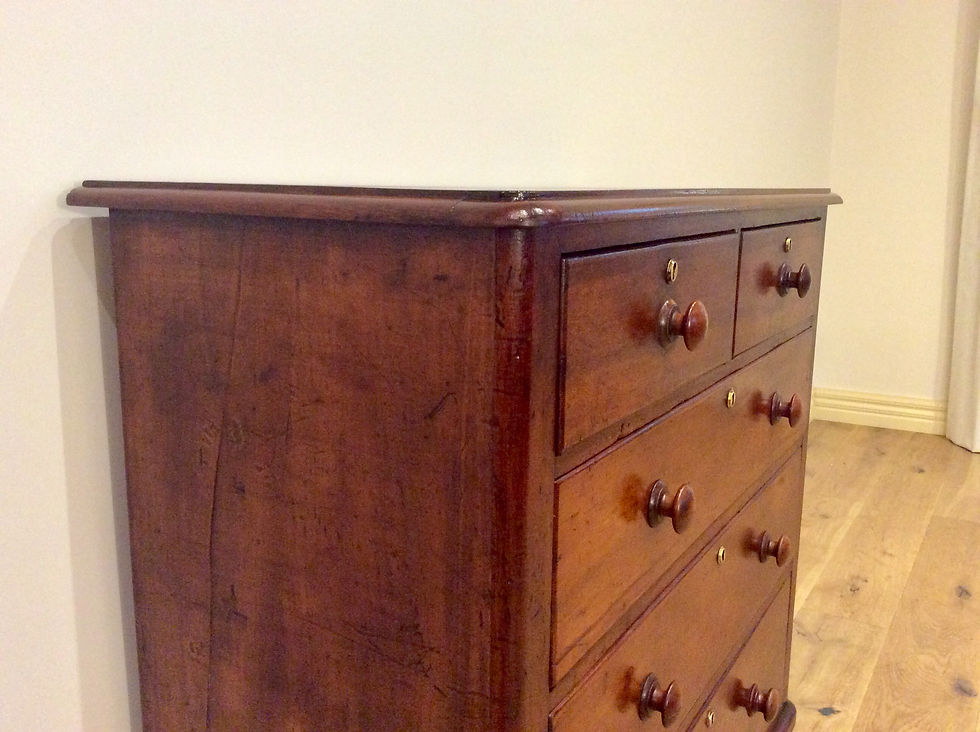 Thumbnail: A8010 – Australian Cedar Five Drawer Chest.