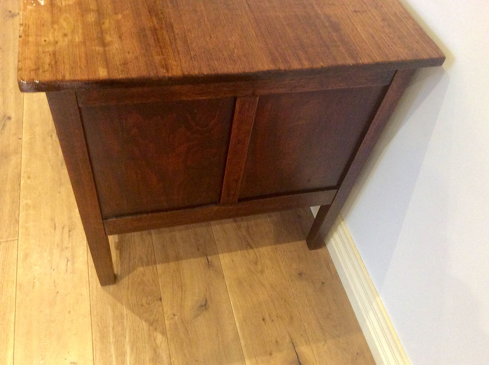 Thumbnail: Mid Century Industrial Oak Desk.
