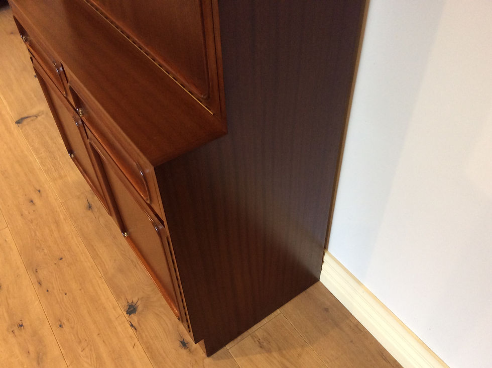 Thumbnail: Mid Century Noblett Walnut Cocktail Cabinet. Circa 1970