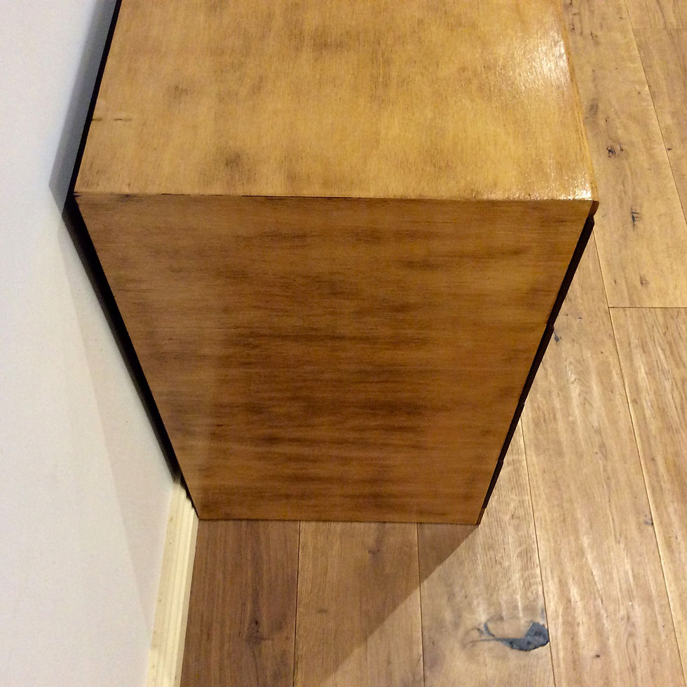 Thumbnail: Mid Century Alrob Four Drawer Teak Bedside Cabinet.