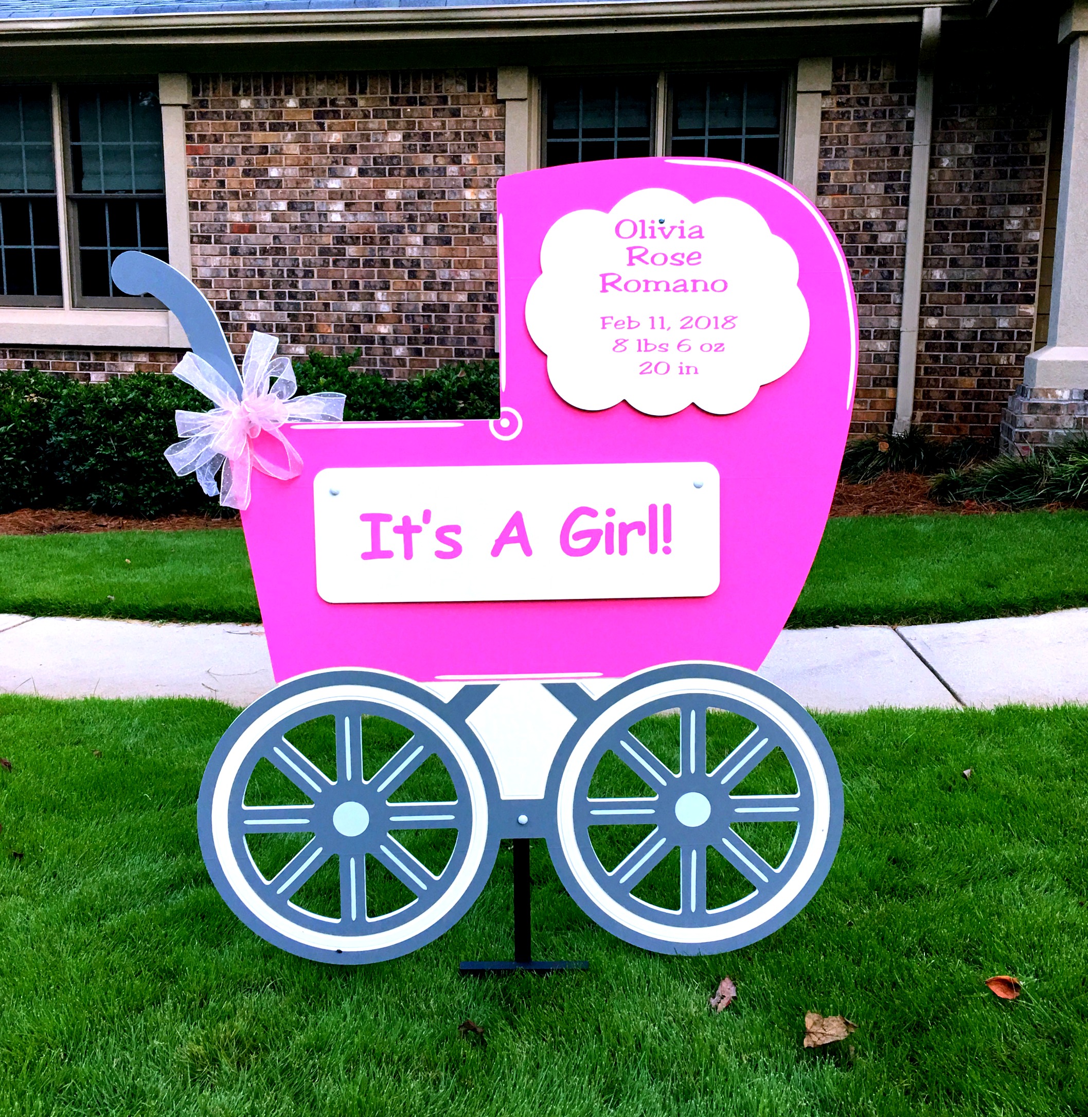 Storks and Birthday Yard Signs Atlanta Metro