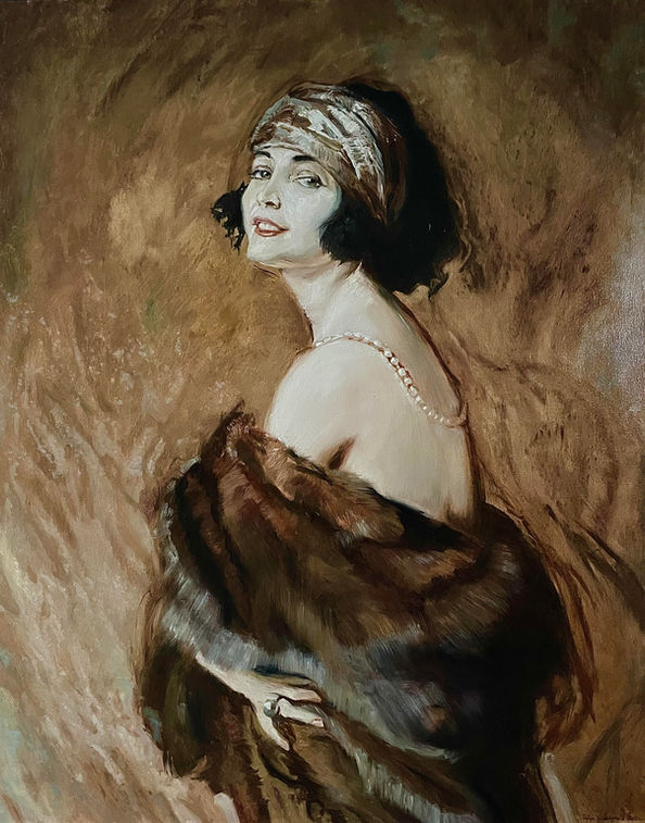 Copie of "Pola Negri" by Tadeusz Styka | Oil