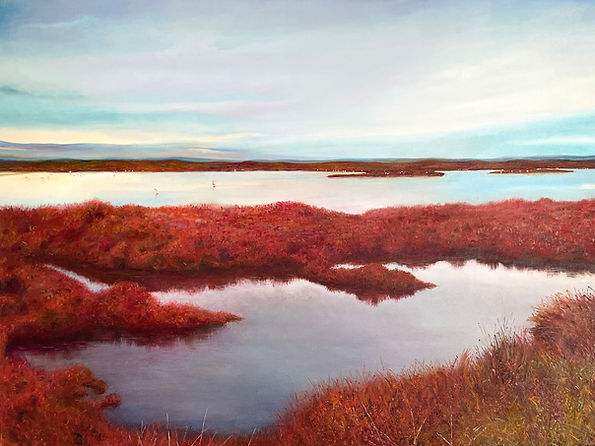 Pink flamingos ll | Oil
