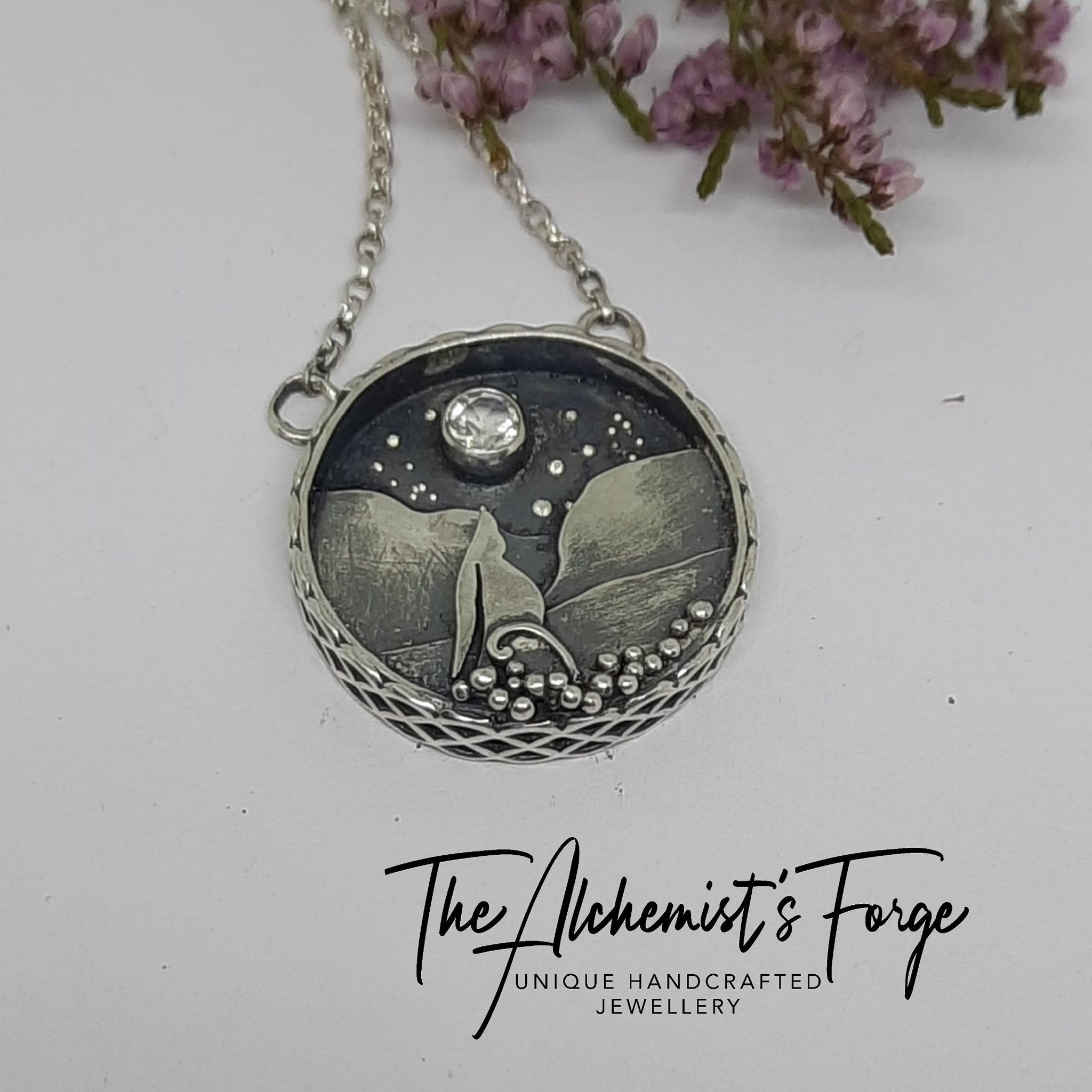 Moon Gazing Hare Shadow Box