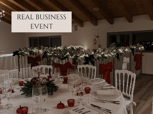 REAL EVENT — Passi di Eccellenza: una cena aziendale di Natale elegante e raffinata
