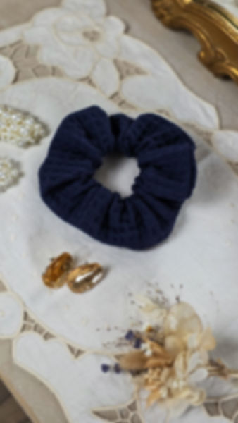 Chouchou bleu profond