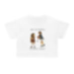 Fighting or Flirting Retro Crop Top - White