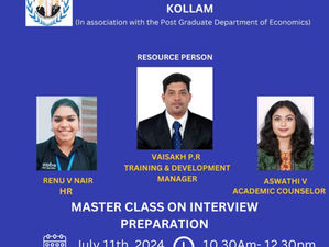 Workshop on interview preparation and resume making