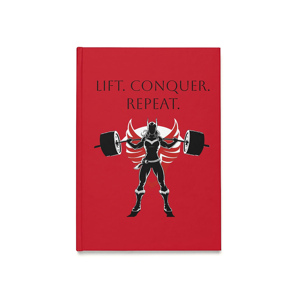 Thumbnail: Lift, Conquer, Repeat Gym Notebook
