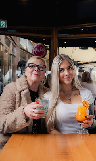 cocktails, family, friends