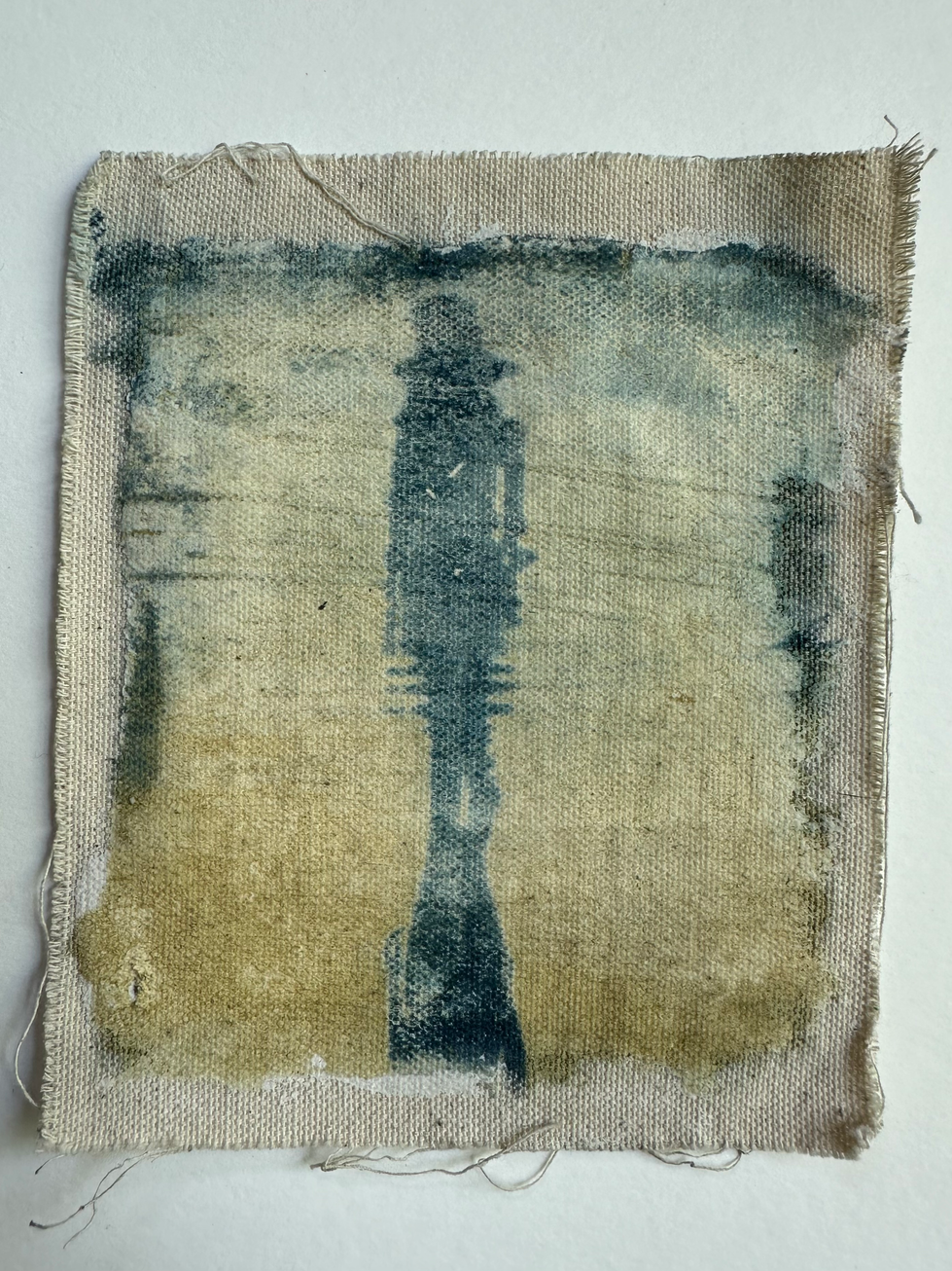 One of Many, Mixed Media on Canvas Roll, 5 x 5 in.
