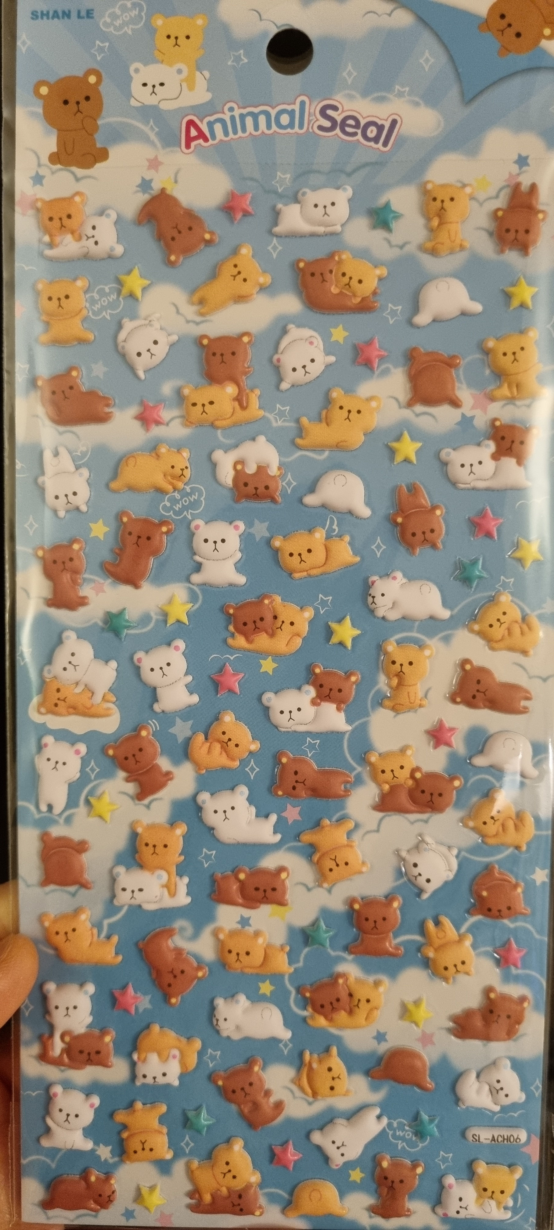 Kawaii Bear Stickers