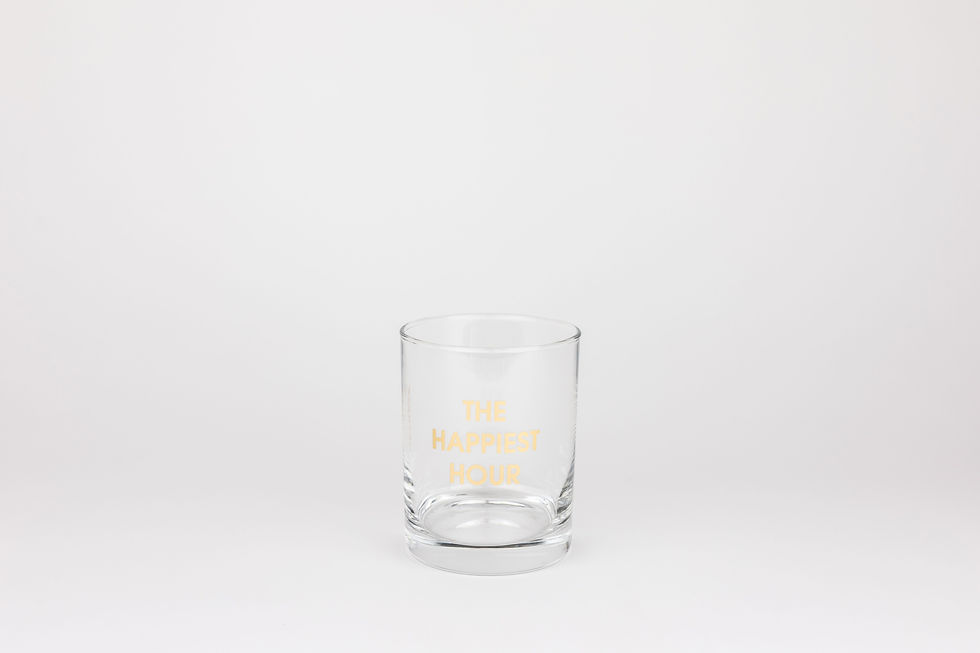 Thumbnail: THE HAPPIEST HOUR ROCKS GLASS