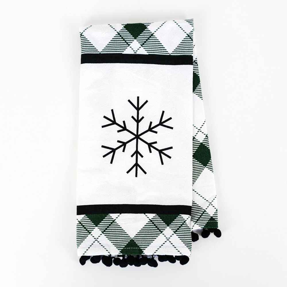 Snowflake Teatowel