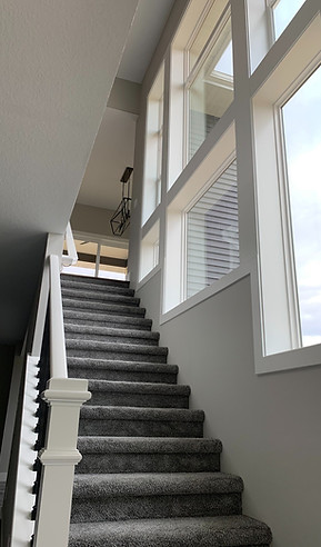Custom Stairs in a Custom Home Marion Iowa