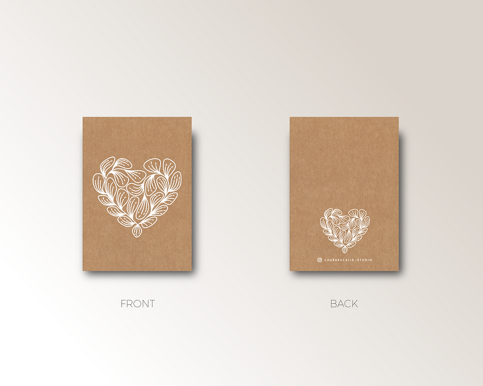 Miniatura: NOPAL HEART Nº1 - GREETING CARD