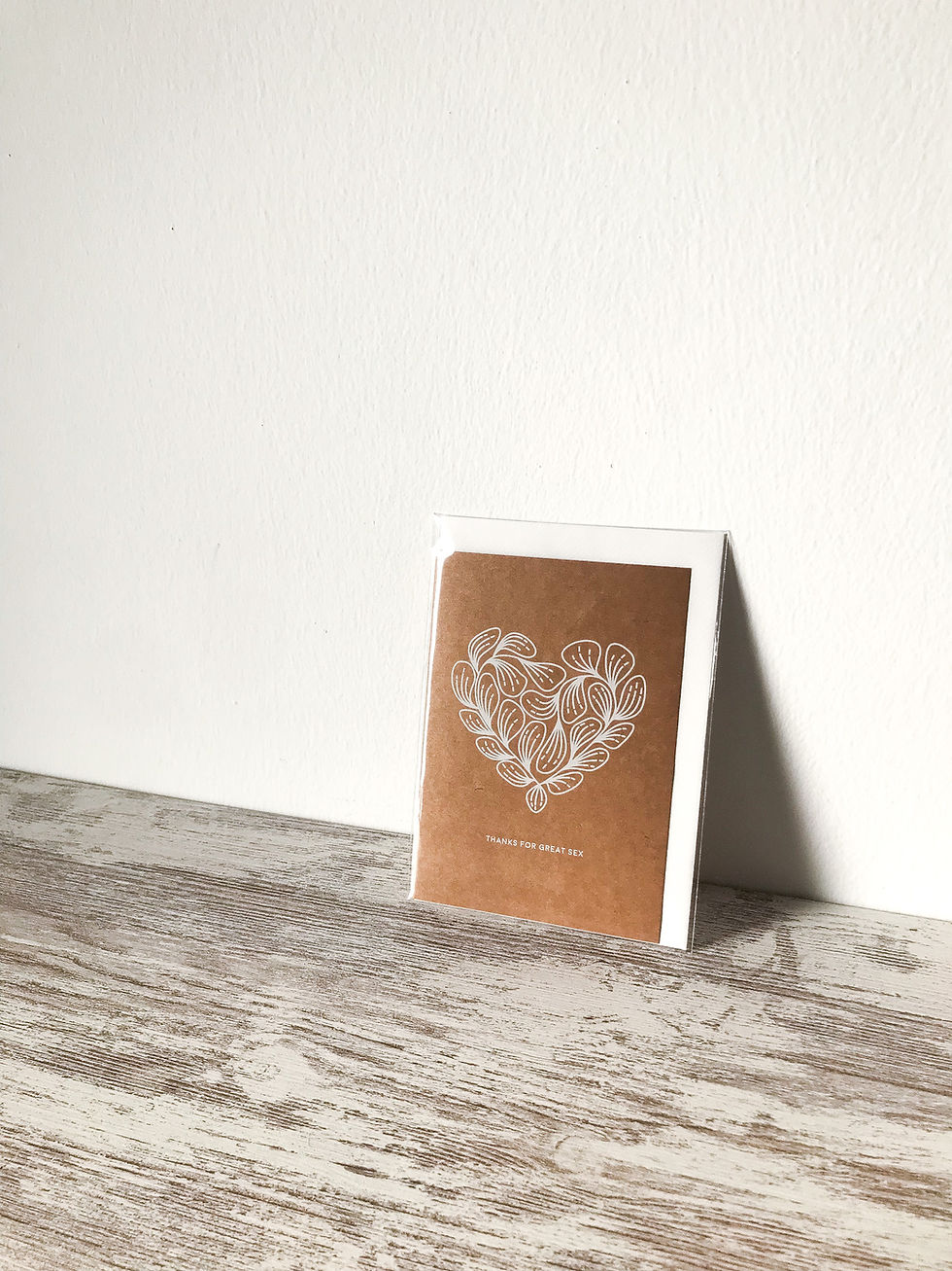 Miniatura: THANKS FOR GREAT SEX - GREETING CARD