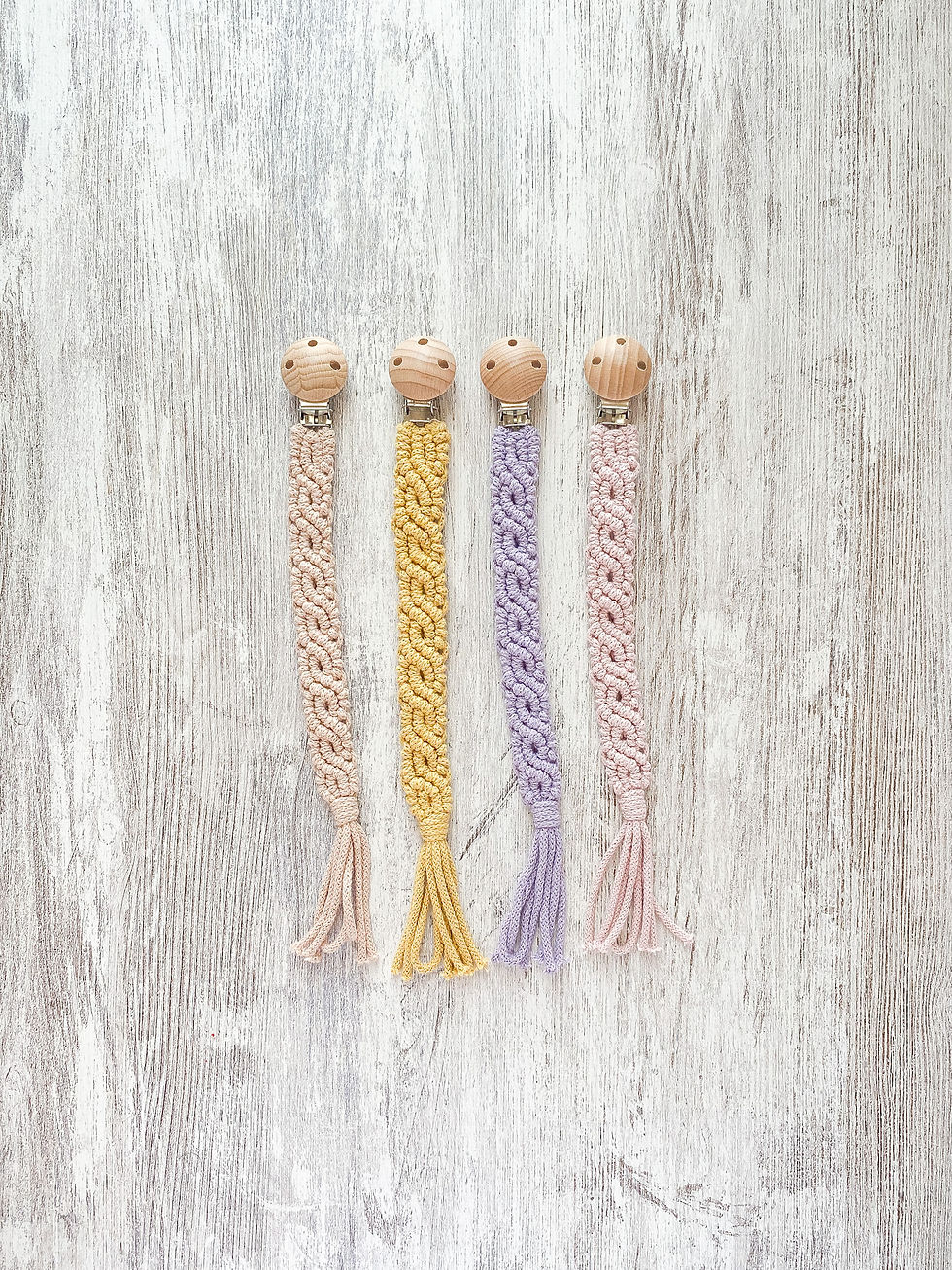 Miniatura: Penjallet de Macramé per al Xumet - Col·lecció Boho Wave