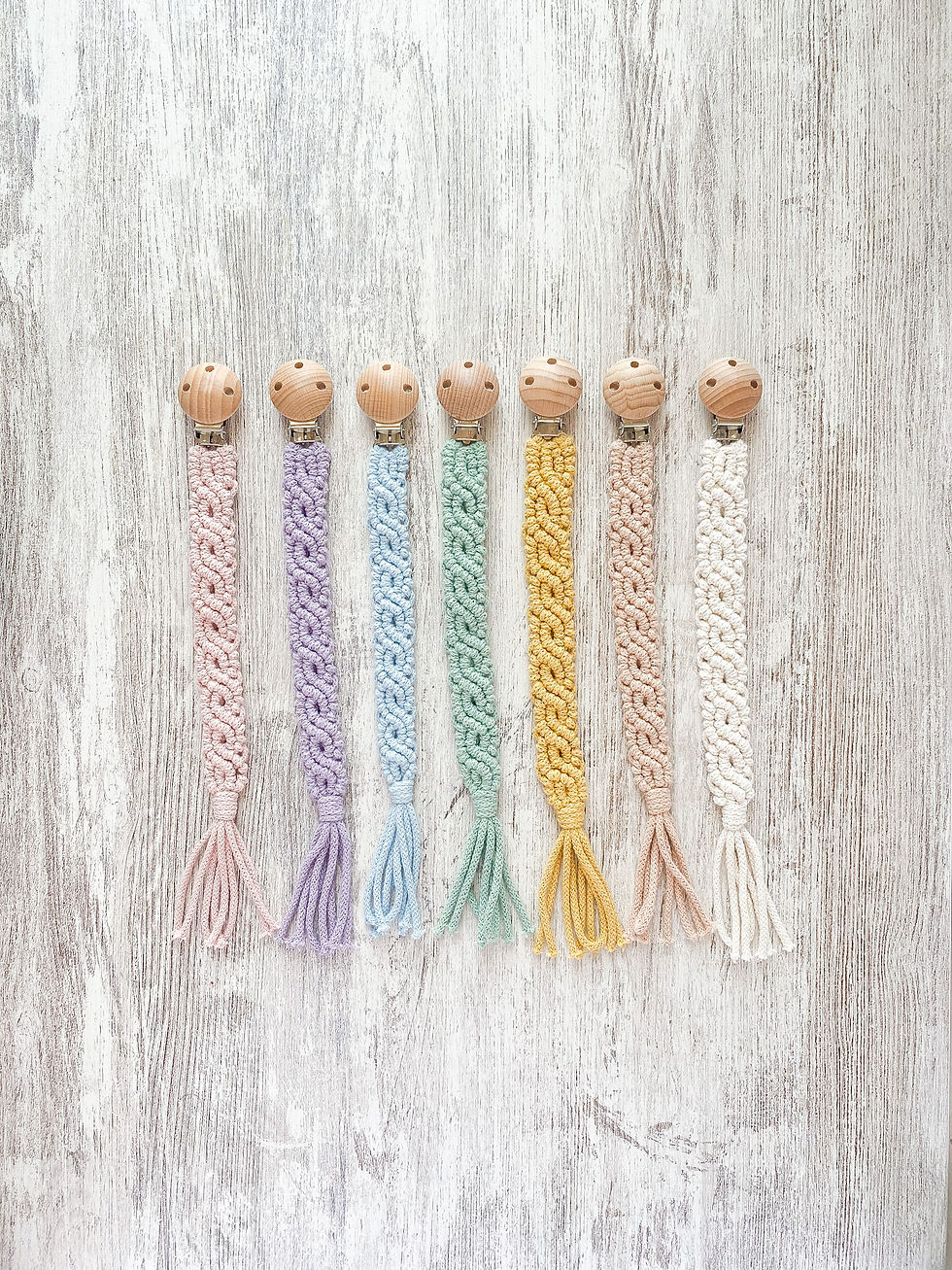 Miniatura: Penjallet de Macramé per al Xumet - Col·lecció Boho Wave