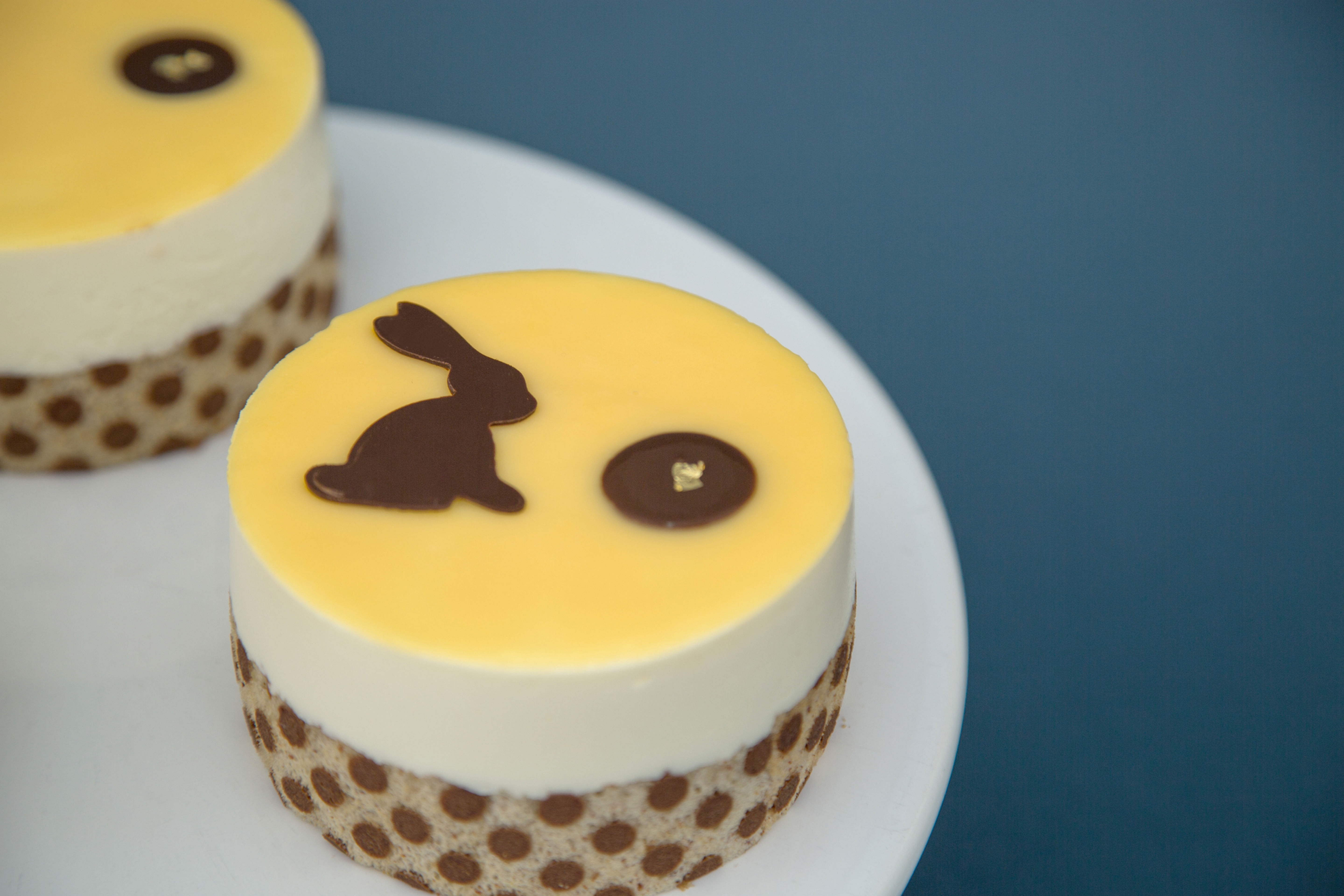 Osterkuchen mit Hasen-Dekor