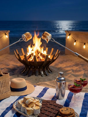 S'Mores Deluxe am Lagerfeuer: Wenn der Camping-Klassiker ein Luxus-Upgrade bekommt