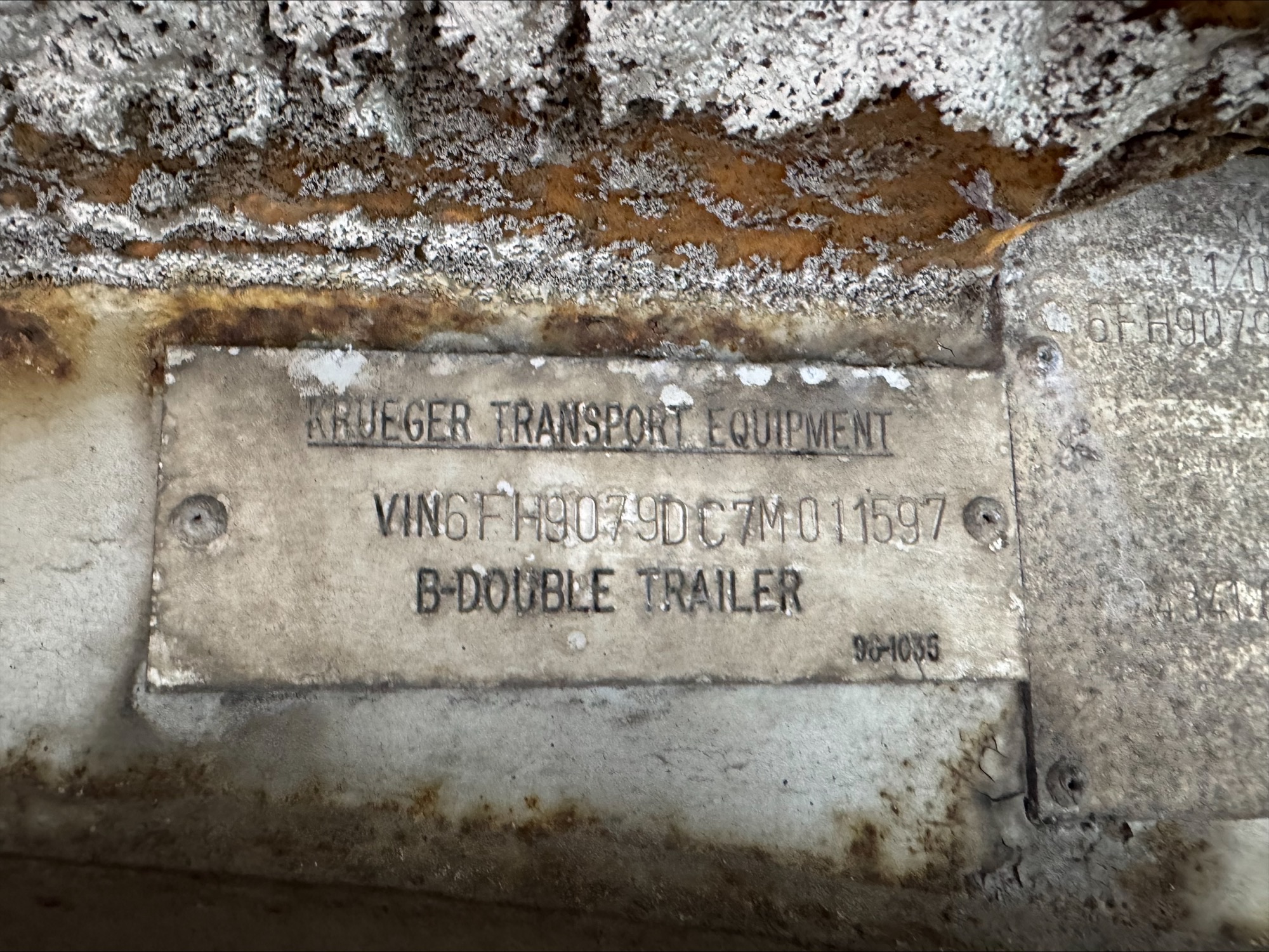 2007 Krueger Refrigerated Semi Trailer image 2