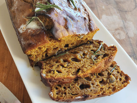 Savory Pumpkin Pie Bread