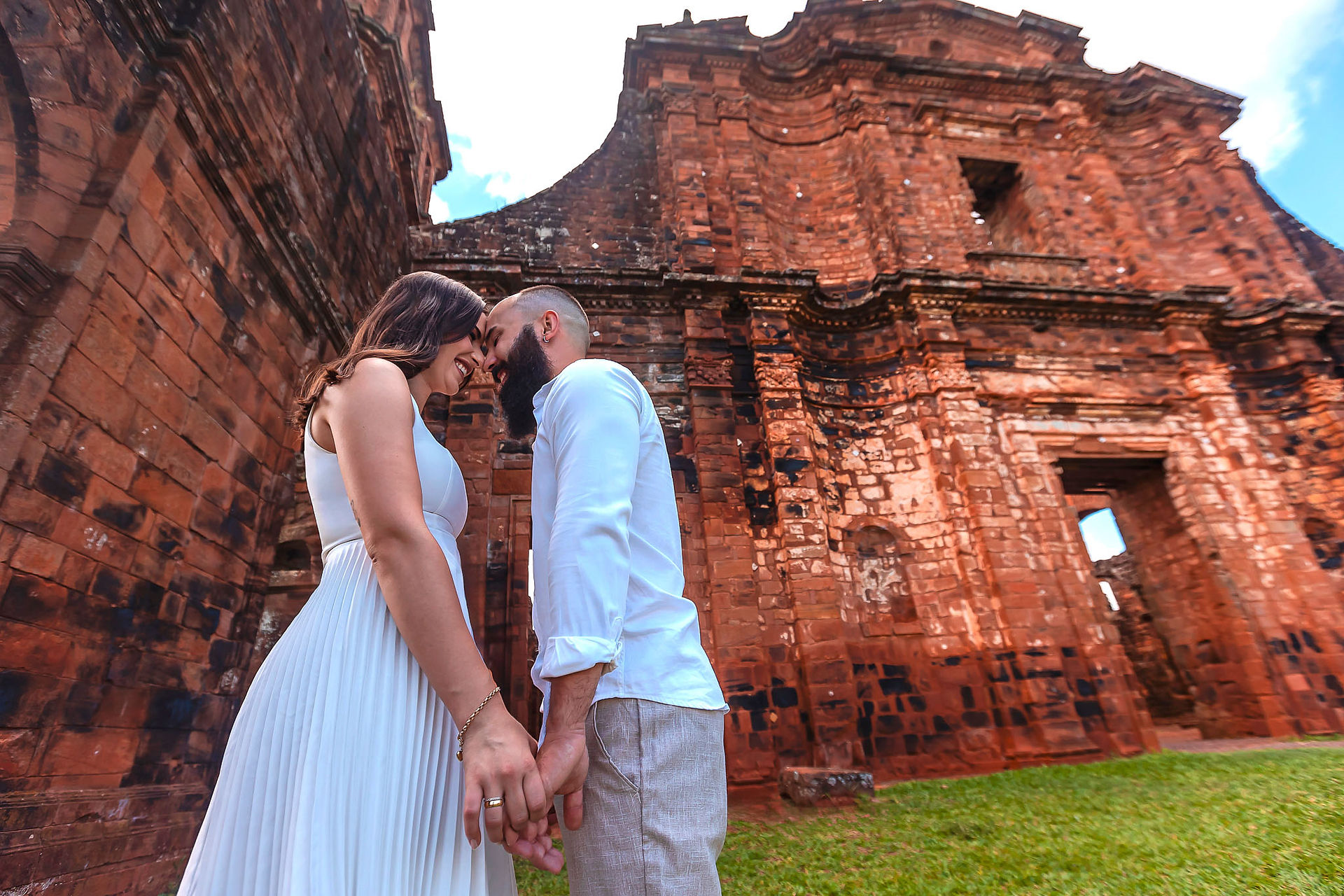 ensaio de casal pre wedding em são miguel das missoes