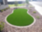 Artificial Turf and Paver Border Landscaping