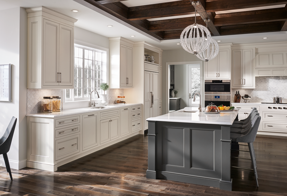 Yorktowne White Cabinet, Gray Cabinet, Farmhouse Kitchen Elegant Fixtures, Custom Kitchen Cabinet.png
