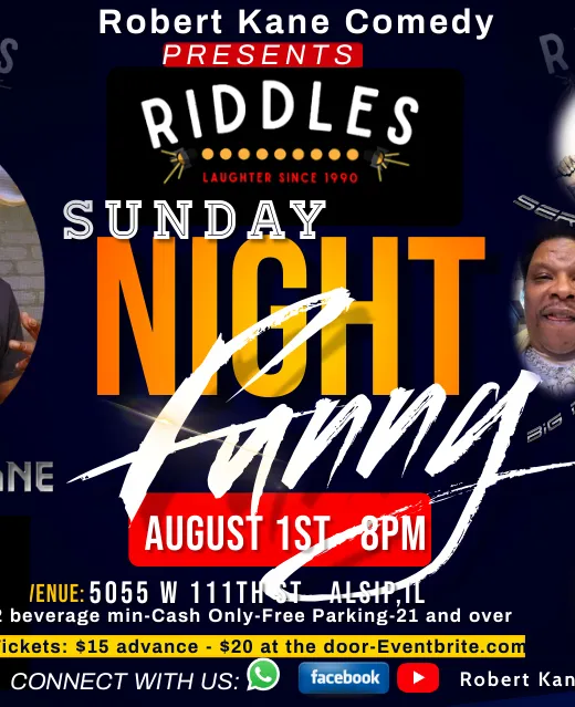 Riddles Comedy Club Events Upcoming Comedy Shows Chicago