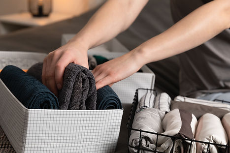 Lifestyle Assistant organizing an apartment - Gabi Childcare Family & Household Support Services