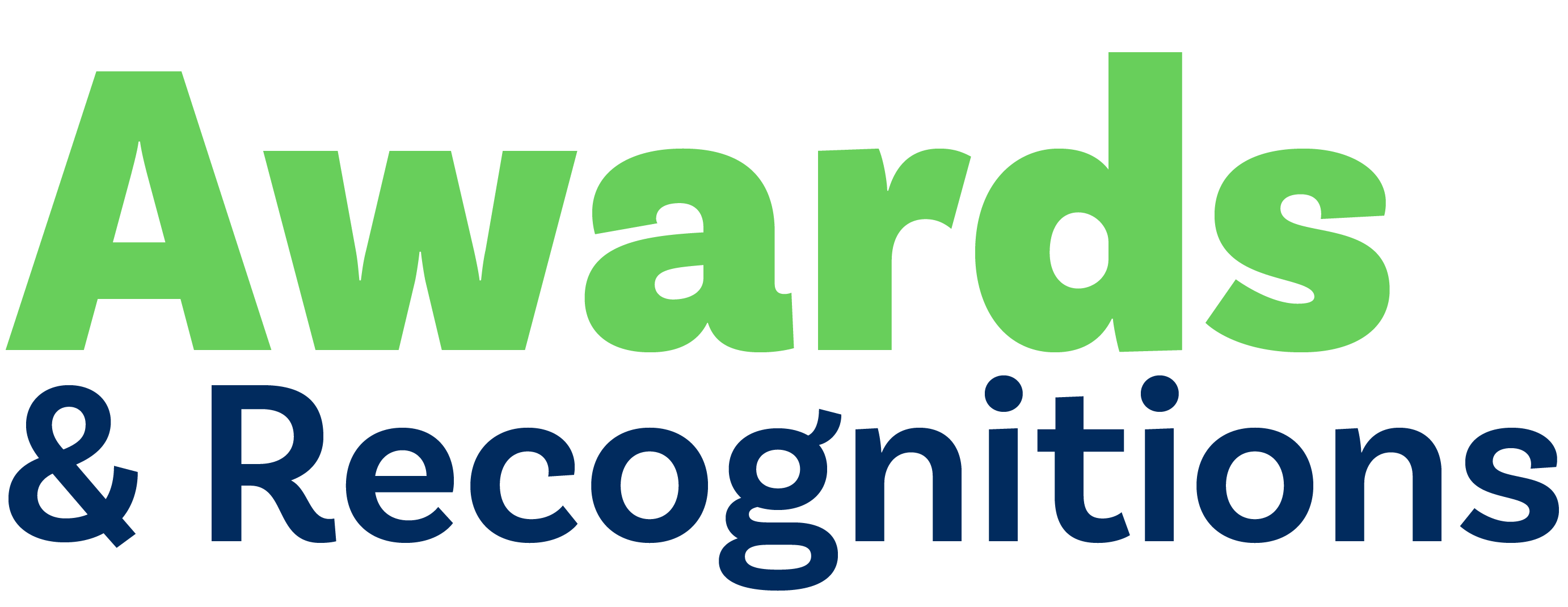 Awards & Recognitions