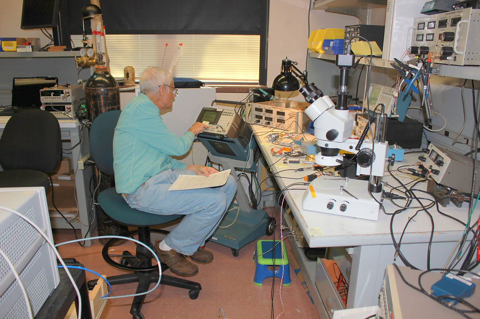 Dr. Weinreb Performs Tests