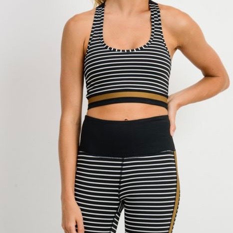 Thumbnail: Stripe Legging + Sports Bra