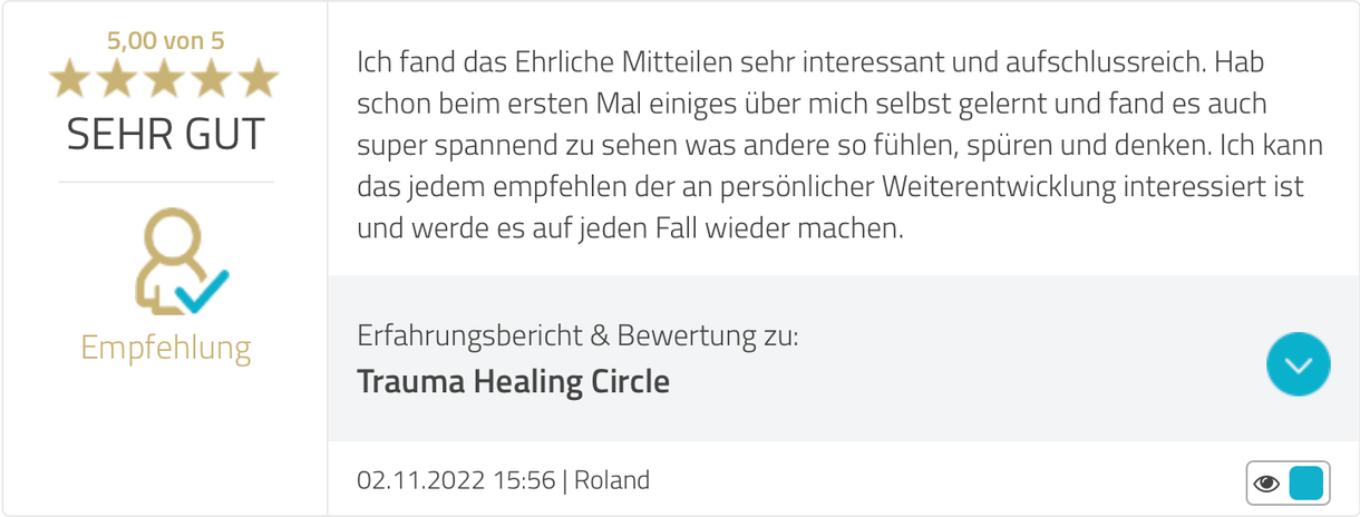 Bewertung Roland ehrliches Mitteilen (EM)