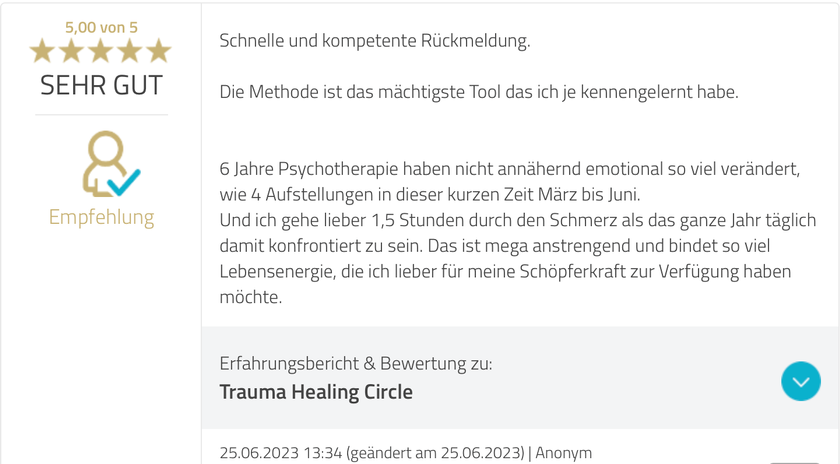anonyme Bewertung ICH-Arbeit