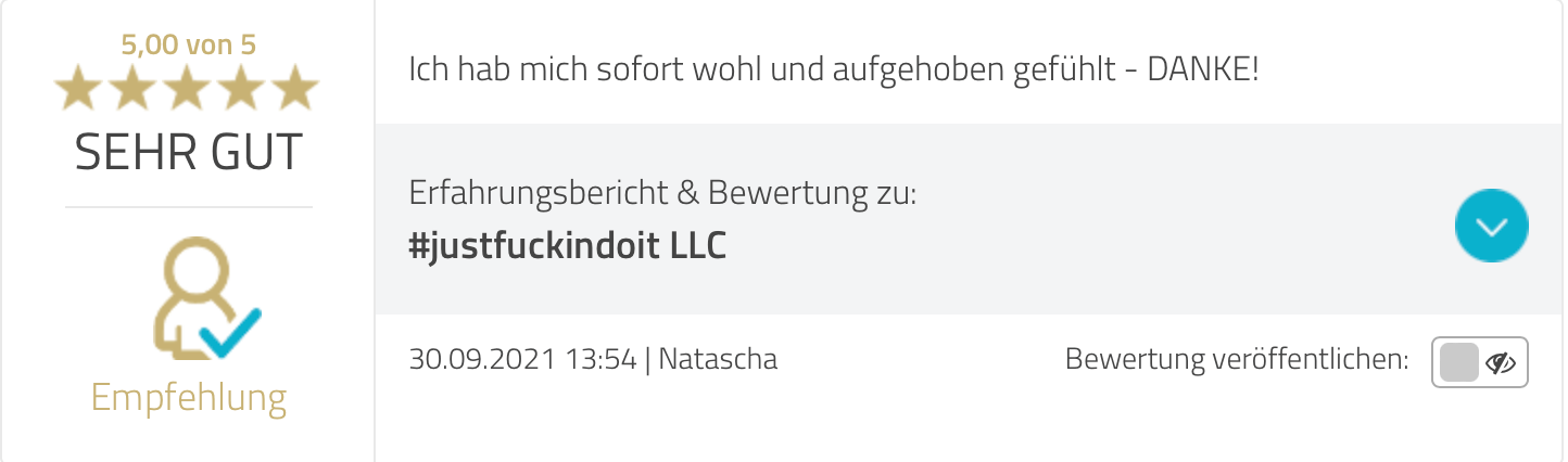 Bewertung Natascha Einzelcoaching
