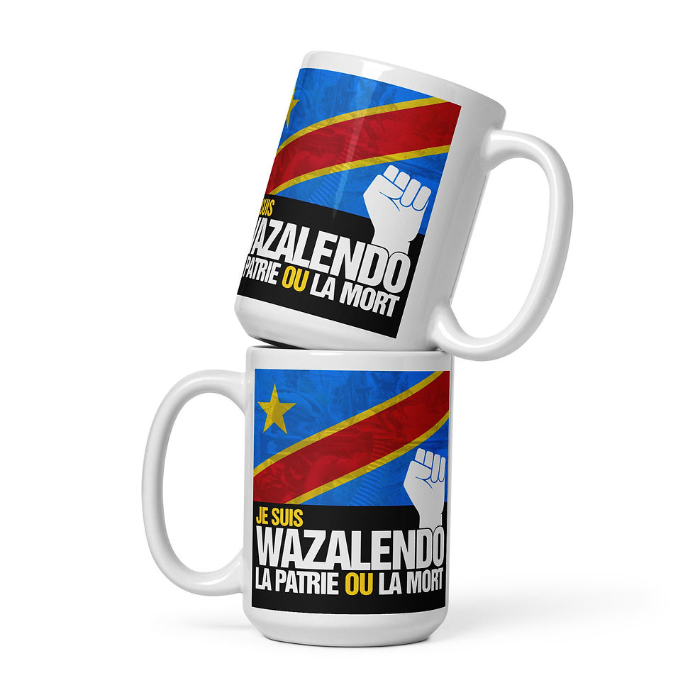Thumbnail: Je Suis Wazalendo" Patriotic Mug - Unite for the DRC