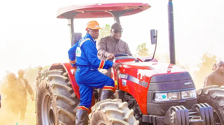 President Tshisekedi launches Congo’s agriculture revolution: tractors, seeds, and reforms to revive the breadbasket dream for 2025-2026.