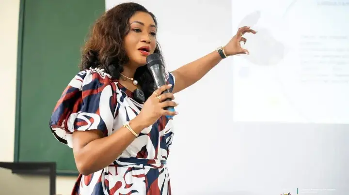 Presidential Spokesperson Tina Salama visits ISSKIN to educate students on peace efforts and expose propaganda surrounding the DRC-Rwanda conflict.