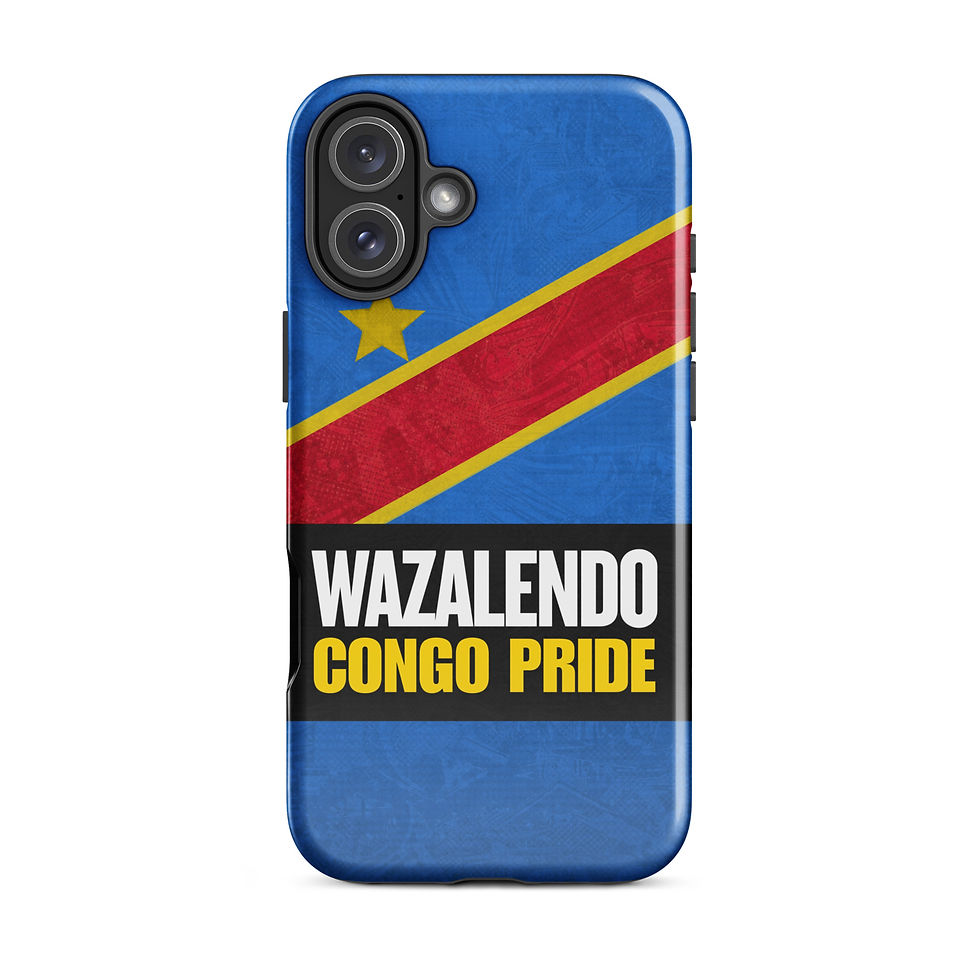 Thumbnail: WAZALENDO – Congo Pride Phone Case | For Patriots Only