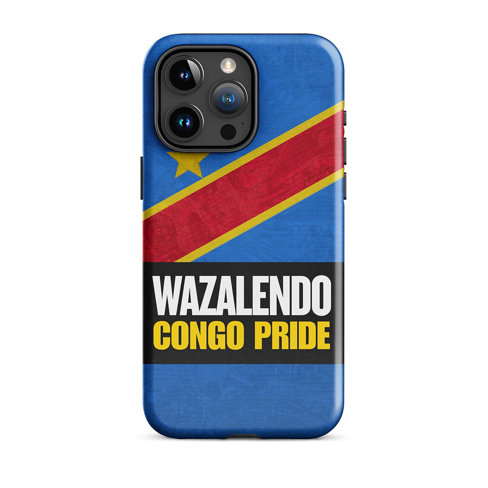 Thumbnail: WAZALENDO – Congo Pride Phone Case | For Patriots Only