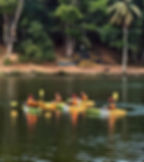 Water activities: kayaking is among the experiences offered at the site during some periods of operation.